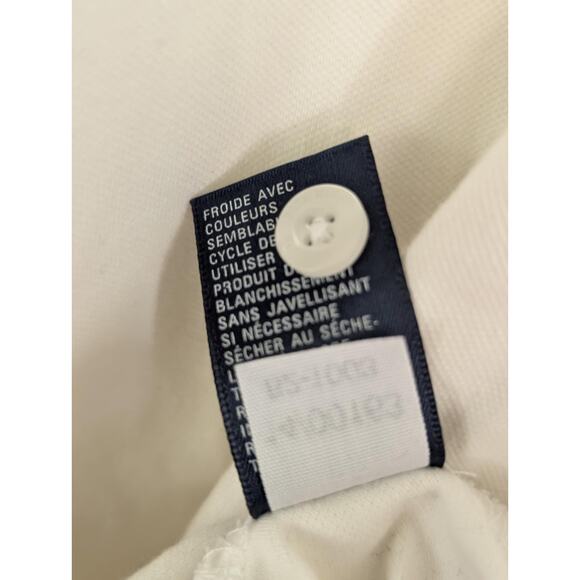 Fish Hippie Polo Shirt Men's Small White Short Sleeve Cotton Casual Logo Golf - Picture 8 of 9